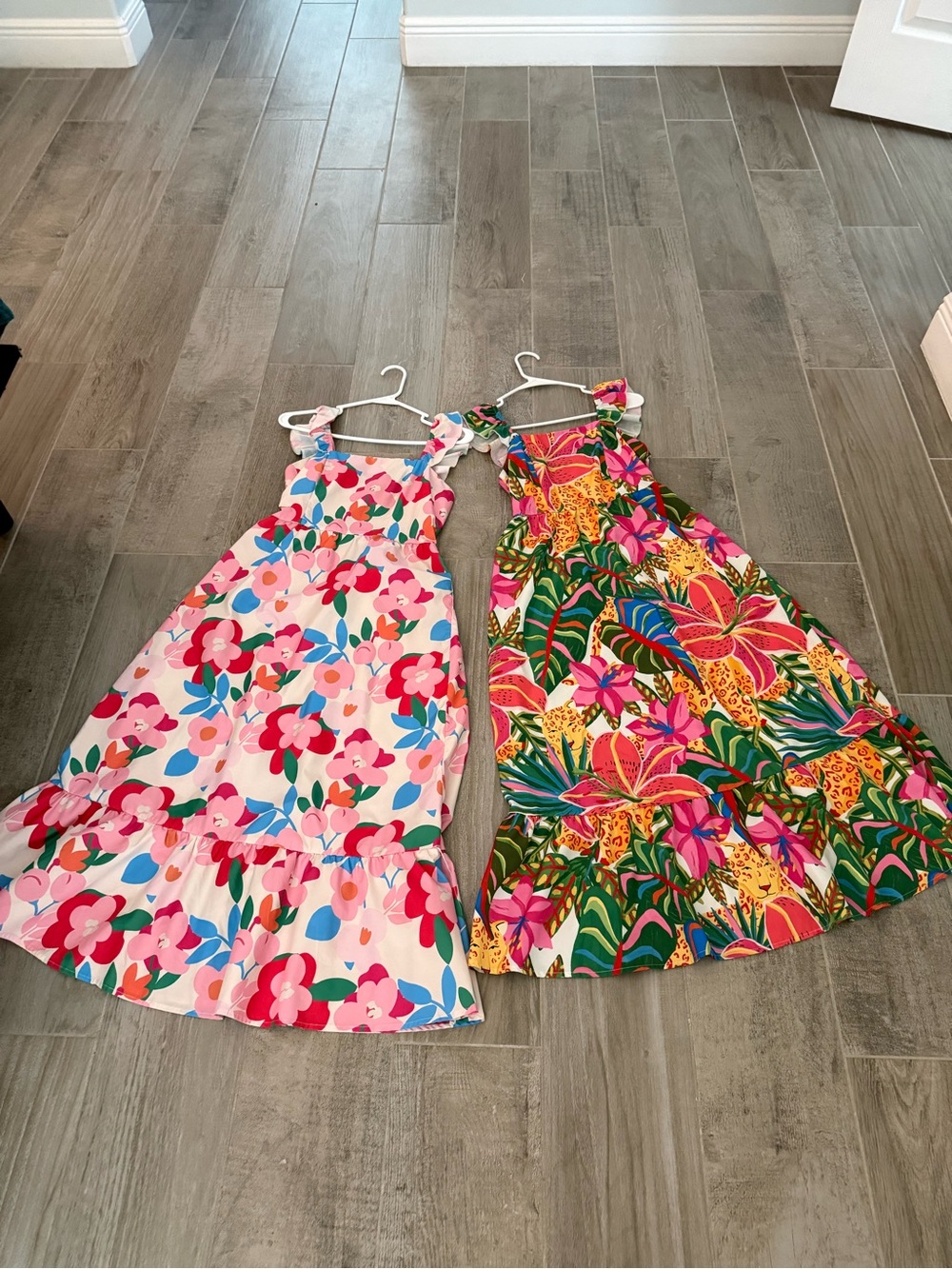 Lot of flutter strap dresses